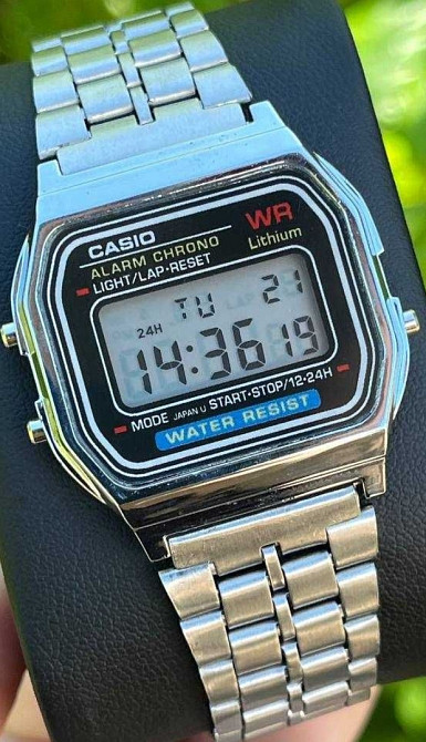 Годинник Vintage A159 silver-black | касіо A168 | часы касыо A158 Київ - фото 7
