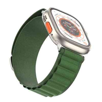Ремешок для смарт-часов Armorstandart Alpina Band для Apple Watch 49/46/45/44/42 (Series 1-3) Green (ARM64981) Винница