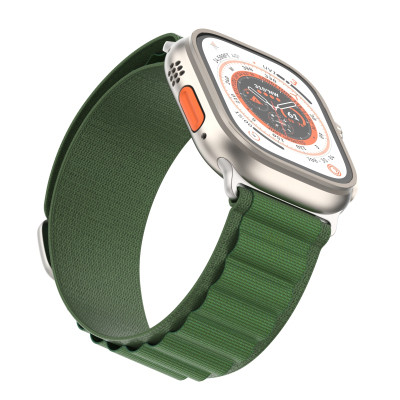 Ремінець до смарт-годинника Armorstandart Alpina Band для Apple Watch 49/46/45/44/42 (Series 1-3) Green (ARM64981) Вінниця - фото 3