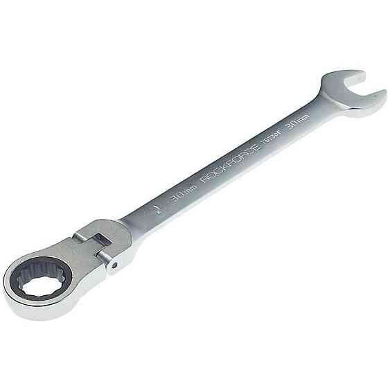 Ключ комбінований тріскачка з шарніром 30мм ROCKFORCE RF-75730F Одесса