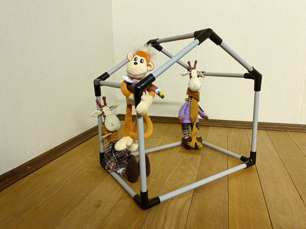 Простий дитячий 3D конструктор Buda будиночок із трубок для хлопчиків та дівчаток. Борисполь - изображение 10