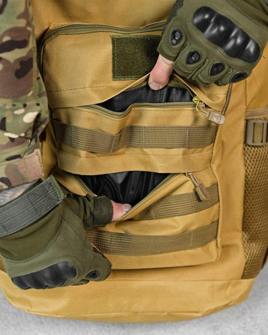 Уристичний рюкзак 60L coyot ДЛ7543 Одеса - фото 5