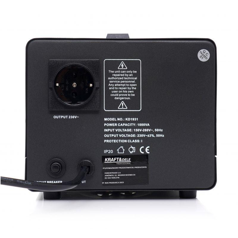 Стабилизатор напряжения Kraft&Dele KD1931 1000ВА  160В~260В Киев - изображение 4