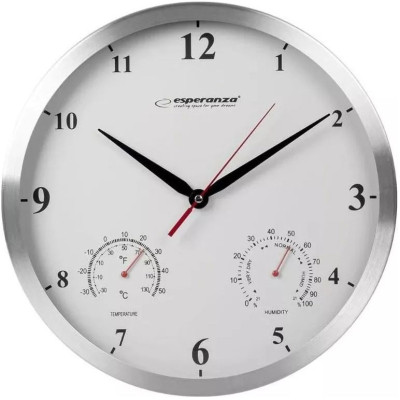 Настінний годинник Esperanza Wall Clock Washington 30 см White (EHC008W) Вінниця - фото 1