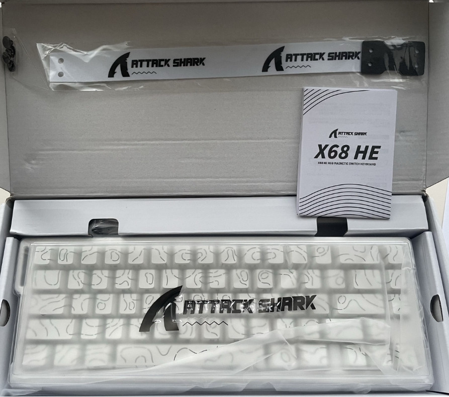 Магнітна клавіатура attack shark x68he ЗАПАКОВАНА Харків - фото 1