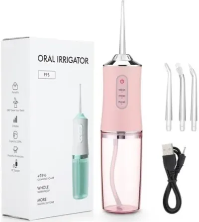 Іригатор ORAL IRRIGATOR з насадками, регулюванням тиску та зручністю для щоденної гігієни зубів Київ