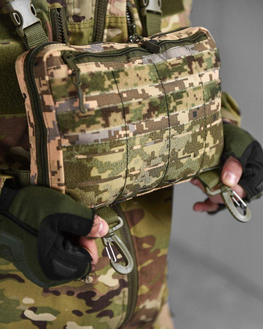 Сумка для планшета нагрудна, адміністративна сумка піксель ВТ1015 Одеса - фото 2