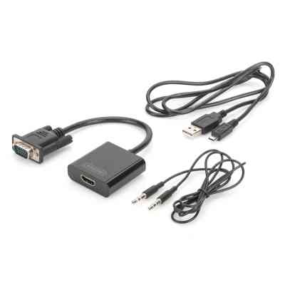 Переходник VGA to HDMI (M/F), Full HD Digitus (DA-70473) Винница