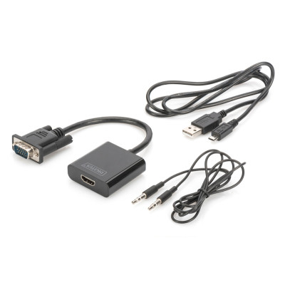 Переходник VGA to HDMI (M/F), Full HD Digitus (DA-70473) Винница - изображение 5
