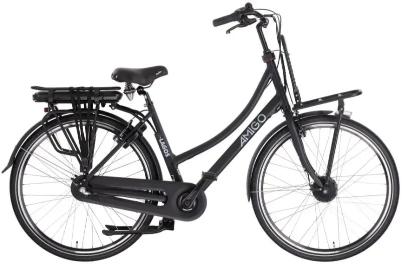 Велосипед Amigo E-Lagos T2 Inch 50 Cm Women 3Sp Rim Brakes Matte Black 28 Киев - изображение 1