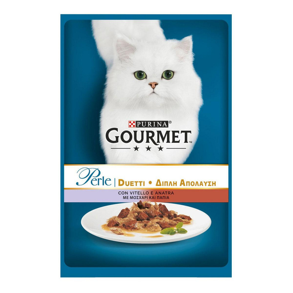 Gourmet Perle (Пауч) Консерви для кішок міні філе в підливі з яловичиною і качкою / 85 гр Вінниця - фото 3