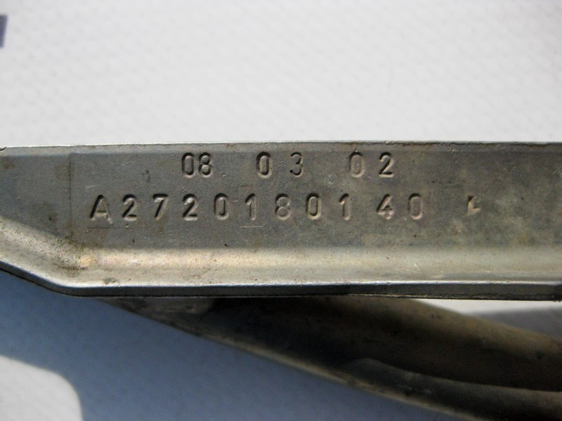 Mercedes-Benz  A2720101166 Трубка масляного щупа двигуна M272 V6 2.5 3.0 3.5л M273 V8 5.5л Одесса - изображение 3