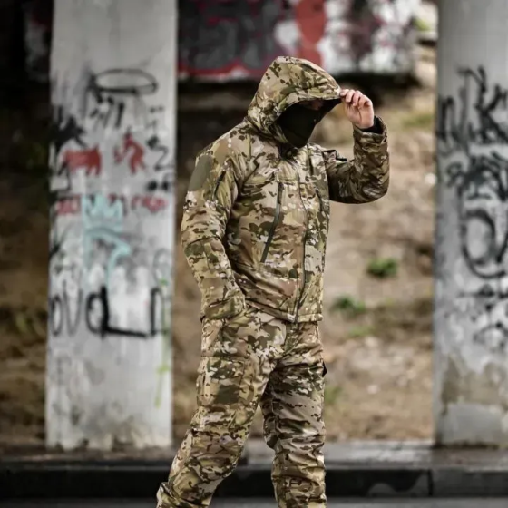 Костюм зимовий тактичний Octavian куртка та штани пп8164 (k8 - 00) Мультиким S Вінниця
