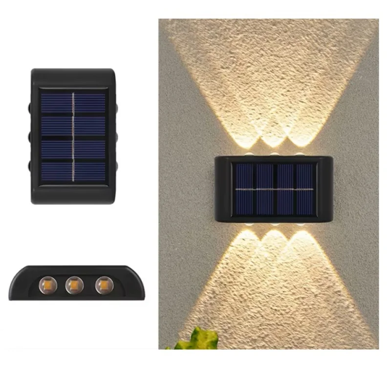 Светильник LED садовый фасадный 6 диодов на солнечной батарее с датчиком света Одесса - изображение 1