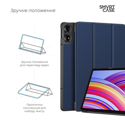 Чехол для планшета Armorstandart Smart Case Xiaomi Redmi Pad Pro / Poco Pad Blue (ARM77455) Винница - изображение 4