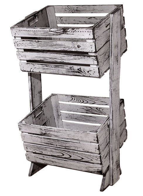 Стелаж для овочів і фруктів "Гритіш" шеббі Миколаїв - фото 4