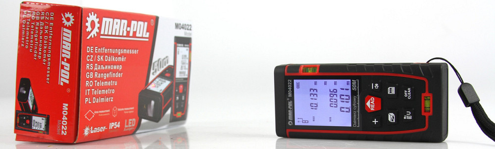 Далекомір цифровий лазерна рулетка з дальністю вимірювання 50 метрів Mar-Pol (M04022) Нововолинськ - фото 7