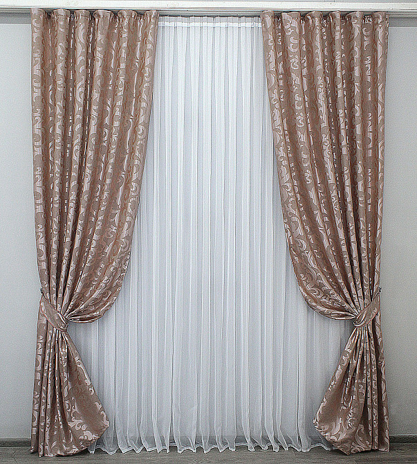 Комплект жаккардовых штор, коллекция 