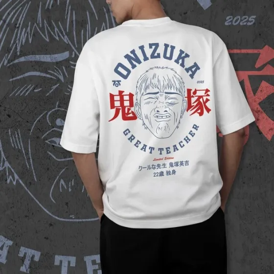 Футболка для підлітка хлопчика з принтом GTO Крутий вчитель Онідзука WE Розмір 160 Anime11034 Дніпро