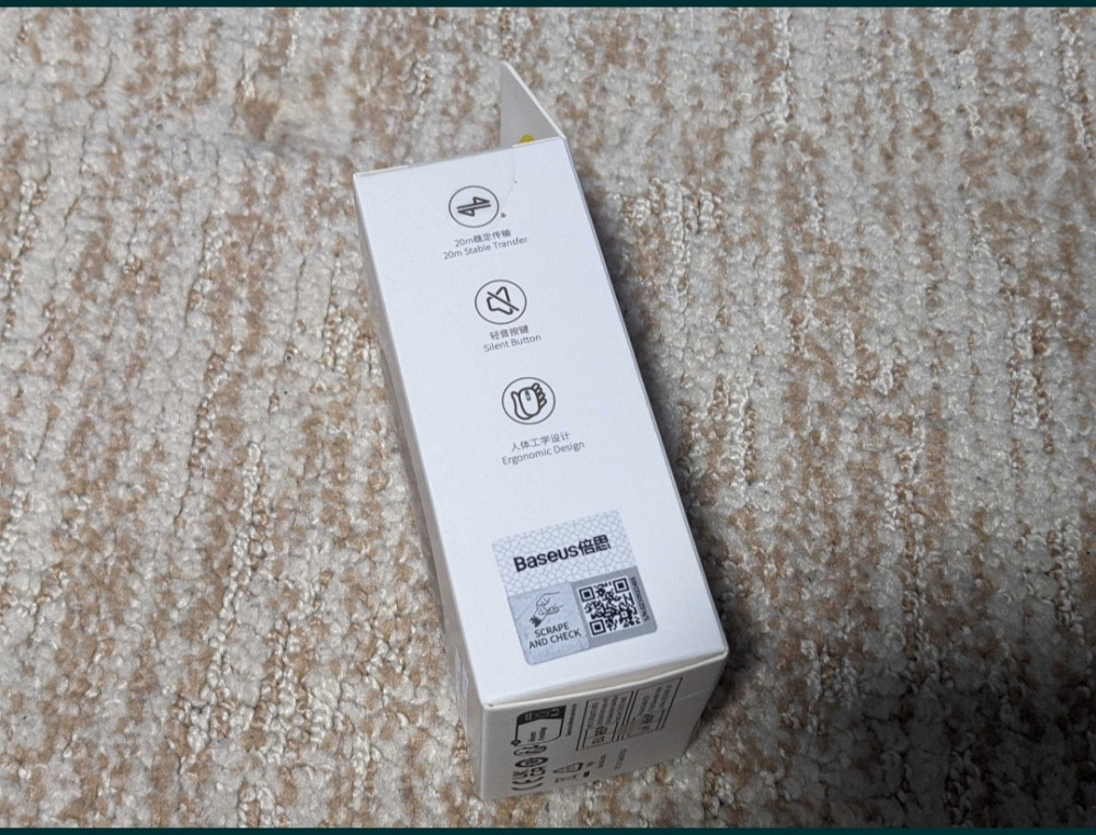 Компактная тихая мышка от Baseus, новая, с заводской пломбой. Киев - изображение 4