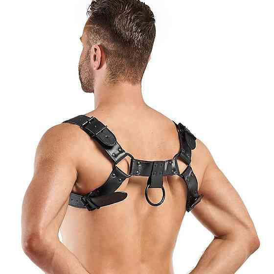 Портупея на плечі Bedroom Fantasies: Bruno Bondage Harness, чорна Sex Aura Київ