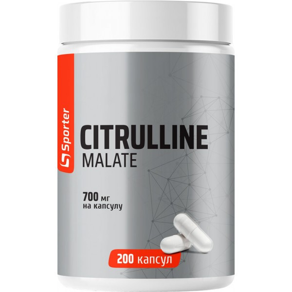Цитруллин малат Sporter Citrulline Malate 700 mg 200 caps Луцк - изображение 1