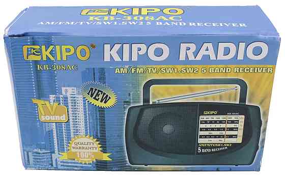 Радіоприймач кипо KIPO-KP 308AC, AM/FM/TV/SW1.5W2 перший сорт Дніпро