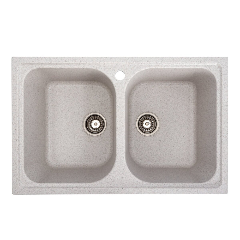 VALESO Гранітна мийка для кухні VALESO EQUATORIA 7950 матова Топаз Київ - фото 3