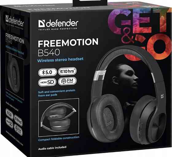 Навушники бездротові на вухо Defender FREEMOTION B540 Харків