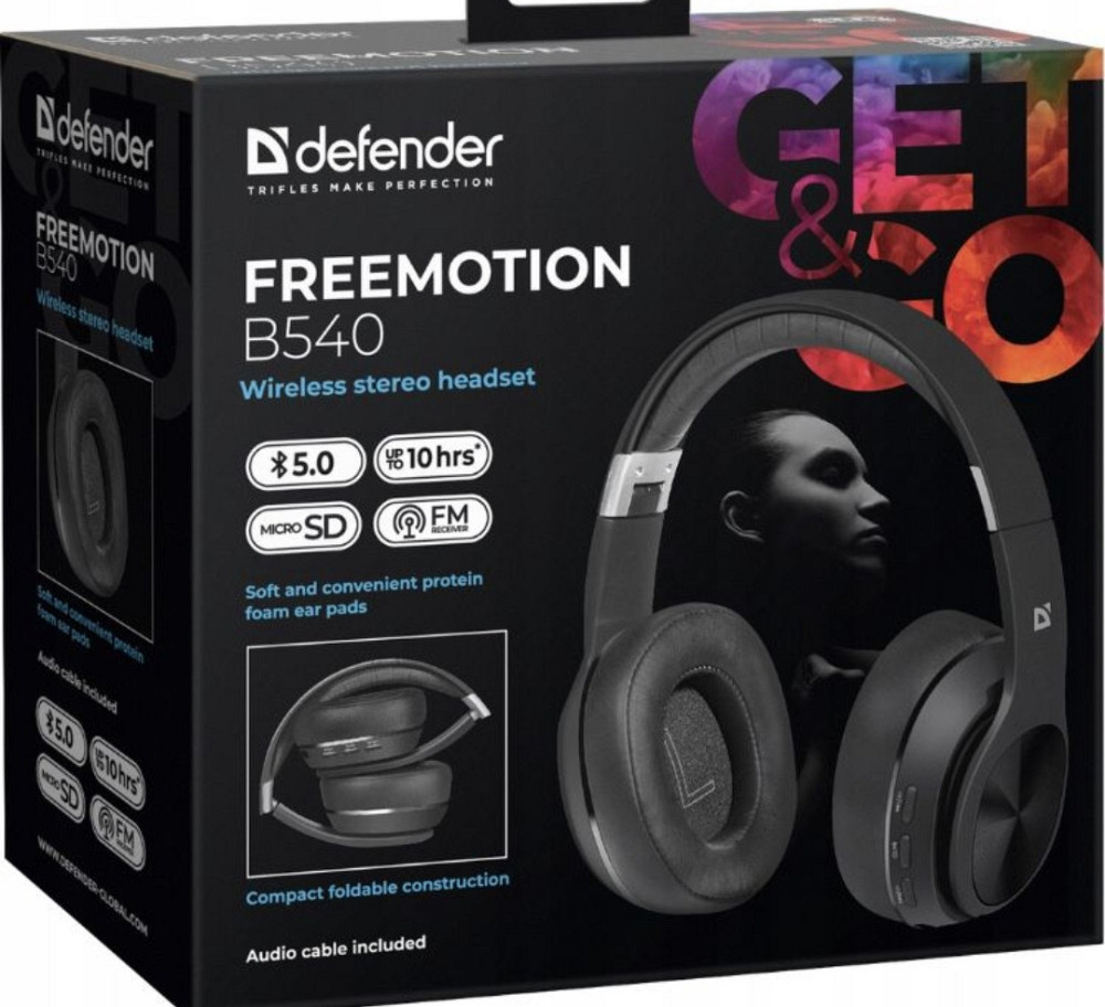 Навушники бездротові на вухо Defender FREEMOTION B540 Харків - фото 1