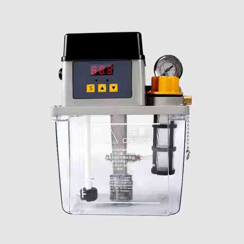 Система смазки с масляным насосом HTK02-K, 2 л, для ЧПУ, с манометром Киев