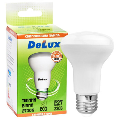 Лампочка Delux FC1 8 Вт R63 2700K 220В E27 (90001459) Вінниця - фото 3
