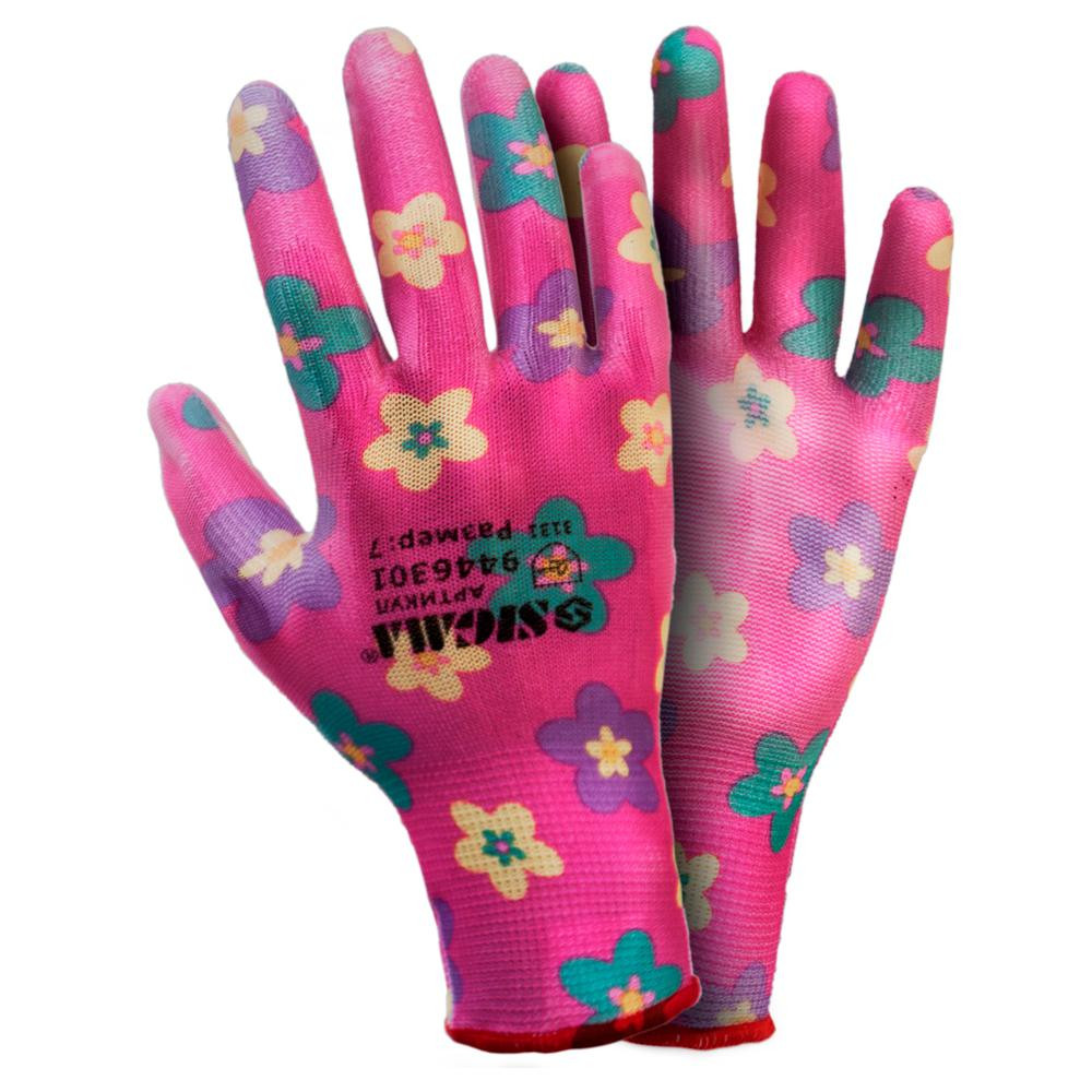 Sigma Перчатки с ПУ покрытием (красные, манжет) SIGMA (9446301) Киев - изображение 1