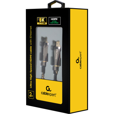 Кабель мультимедійний HDMI M to HDMI M 2.0m V2.1 Premium Cablexpert (CCBP-HDMI8K-2M) Вінниця - фото 3