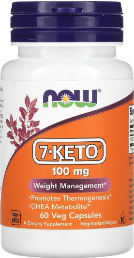 7-Кето Now Foods 7-KETO 100 mg 60 vcaps Киев - изображение 1