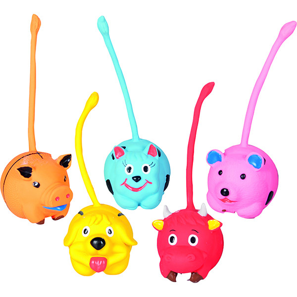 Flamingo Long Tail ФЛАМІНГО ДОВГОХВОСТЕ ЗВІРЯТКО латексна іграшка для собак Київ - фото 1