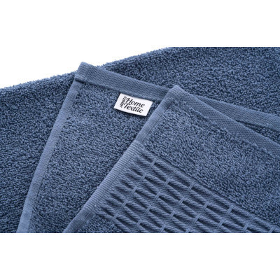 Полотенце Ardesto набор махровых Lotus 2 шт 50х90 см индиго, 70х140см, 100% хлопок, синий (ART2357NA) Винница - изображение 2