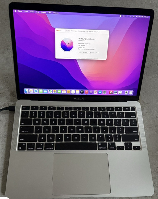 Macbook M1 air 16/512 silver. Киев - изображение 5