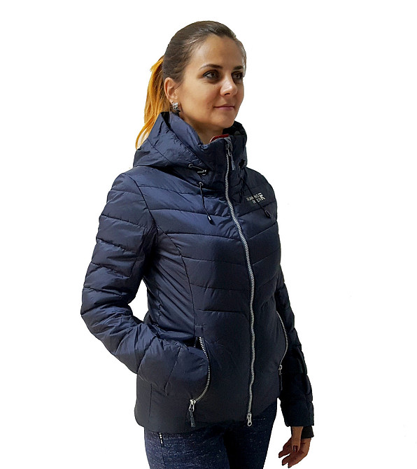 Жіноча чорна зимова куртка Running River Київ - фото 3