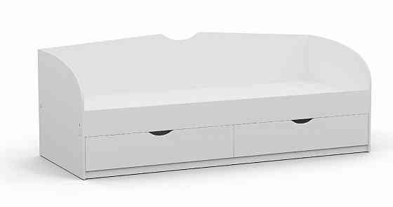 Кровать односпальная L-6, Белый, 2030х834х766 Львов