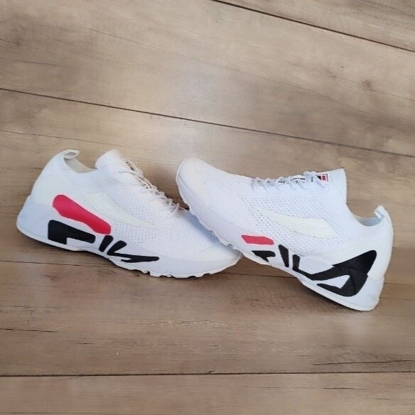Кроссовки FILA Белые Мужские Фила Тканевые Летние для Бега Сеточка (размеры: 41,42,43,44) Днепр - изображение 8