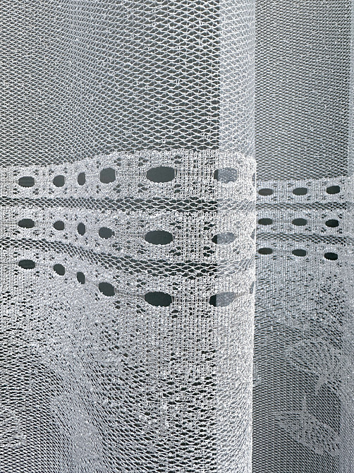 Тюль VR-Textil 2142т Жакард Сіро-блакитний 400х270 см (43-415) Київ - фото 5