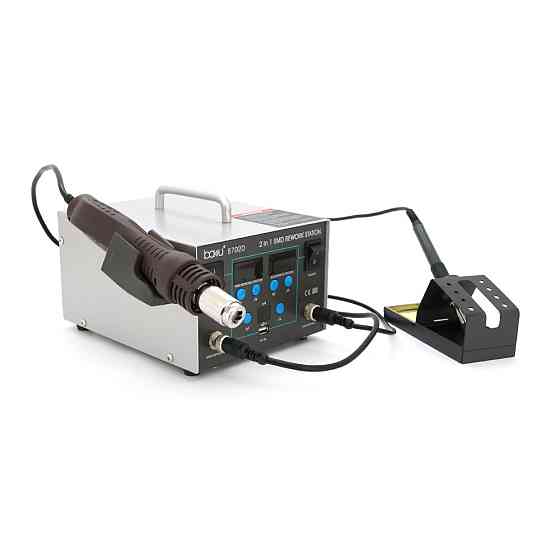 Паяльная станция BAKKU BA-8702D цифровая индикация, фен, паяльник (335*276*210) 4,43 кг Киев