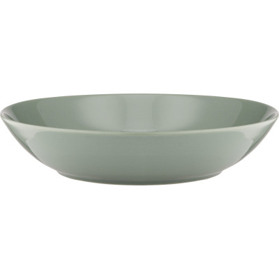 Тарелка Ardesto Capri, 630мл, 20см, порцеляна, зелений (AR0520CG) Винница - изображение 1