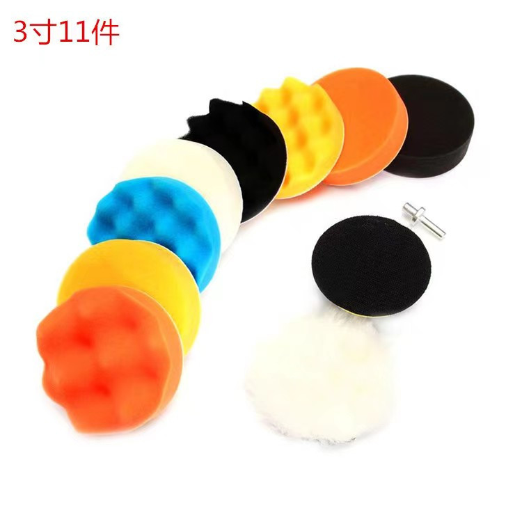 Набор насадок для полировки авто с диском 100мм Киев - изображение 2