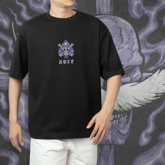 Футболка для подростка мальчика с принтом Ван Пис Fire Fi140t Purple Edition Размер 160 Anime11050 Днепр