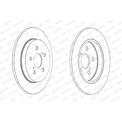 Гальмівний диск FERODO DDF1875C Вінниця - фото 1