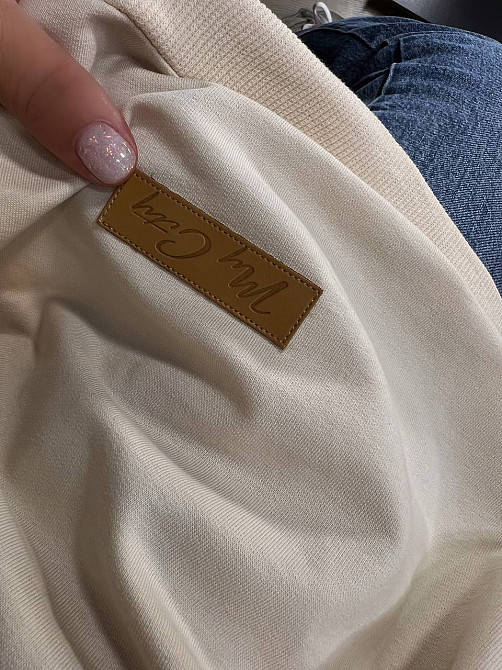 Світшот жіночий MY CITY 3044 широкий оверсайз супер вільного крою великі розміри, молочний, one size Київ - фото 13