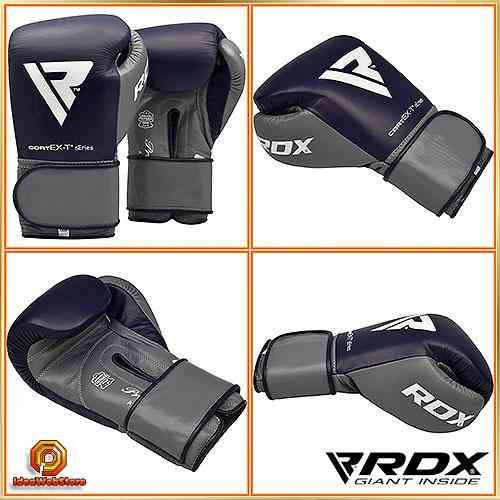 Боксерские перчатки RDX C4 Pro 10 oz синие ручная работа натуральная кожа для тренировок и спаррингов Киев