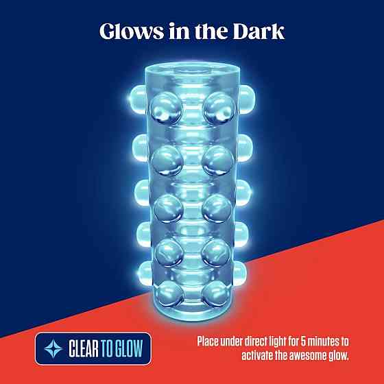 Мастурбатор Blush Rize – Swich Glow in the Dark Masturbator Clear, двосторонній, світиться в темряві Sex Aura Київ